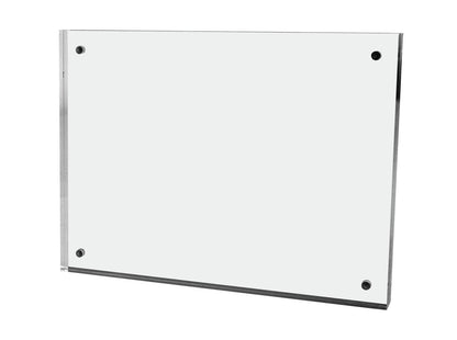 7"W x 5"H Thick Premium Photo Holder Sign Stand Magnetic Closure