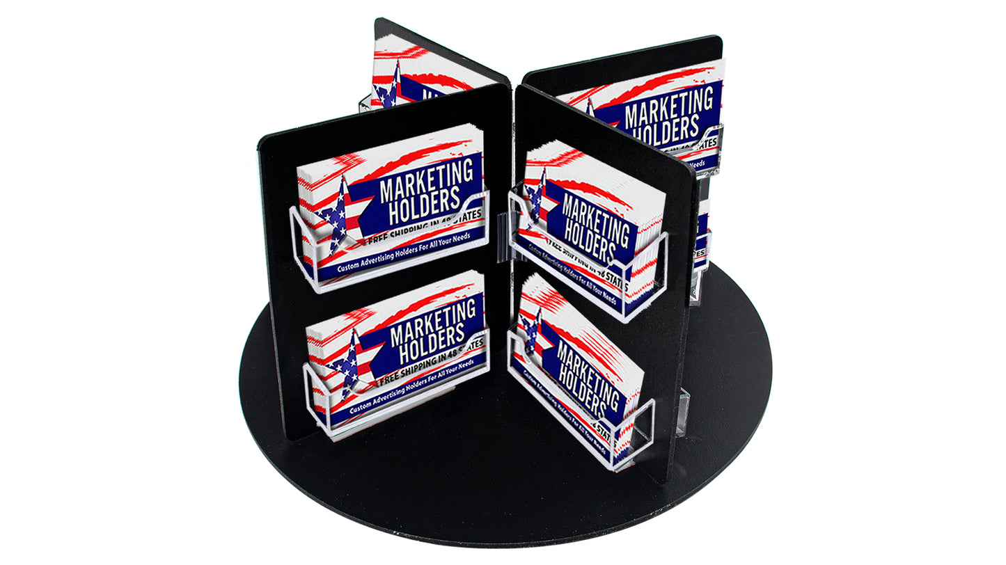 16 Pocket Business Card Holder Lightweight Rotating Display