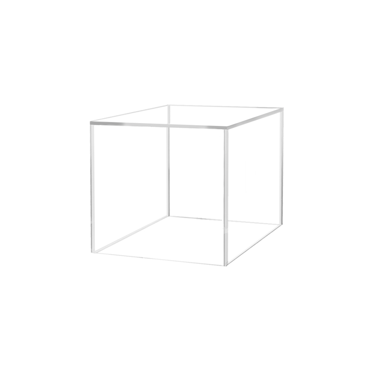 4" Square Acrylic Retail Display Box