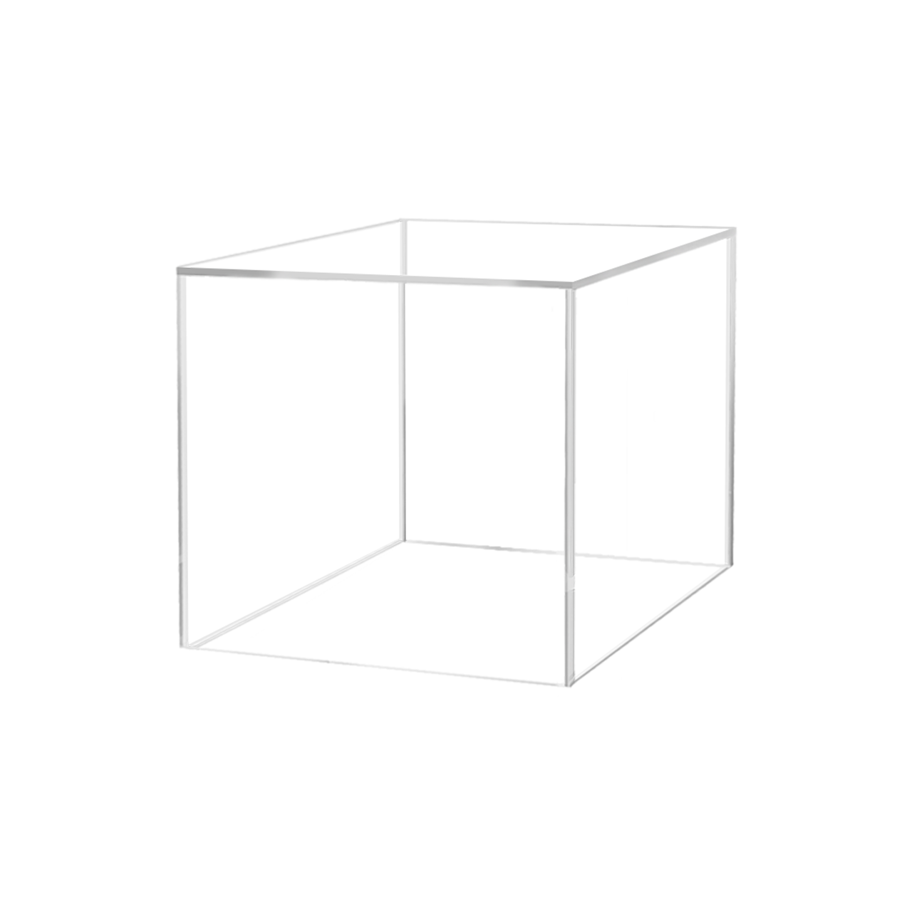 5" Square Acrylic Retail Display Box