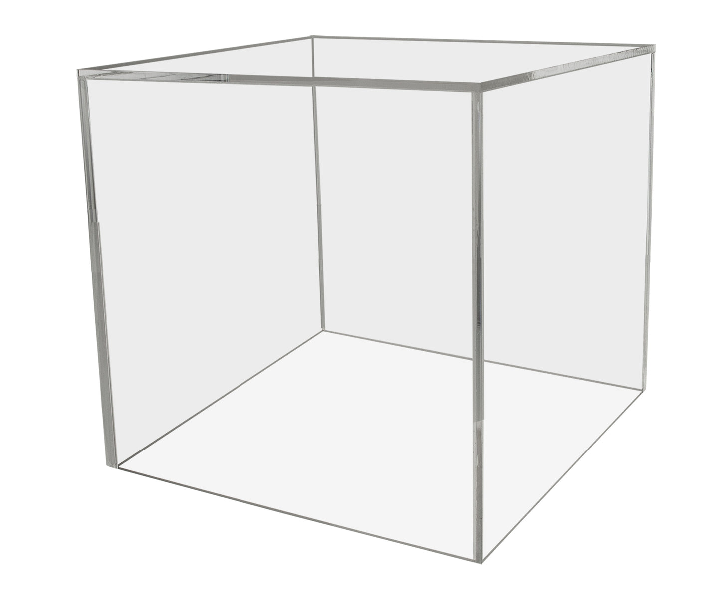 12" Square Acrylic Retail Display Box