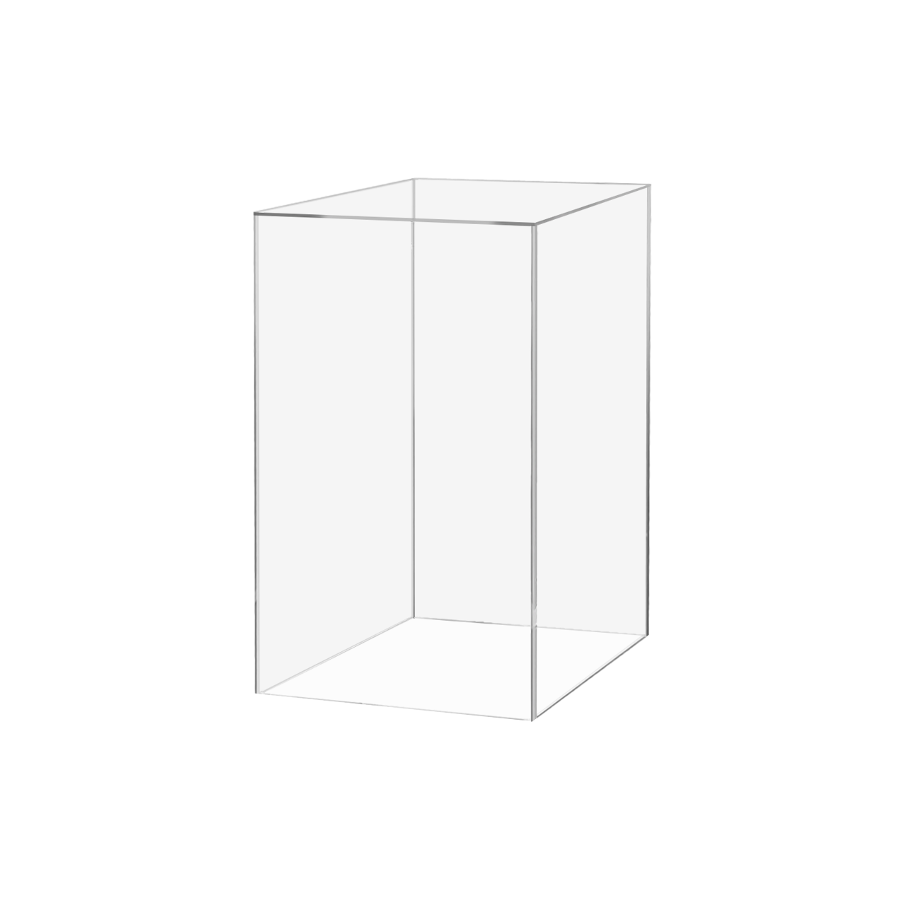 12" x 12" x 24" Acrylic Retail Display Box