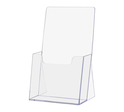 4.25"W Trifold Brochure Holder Freestanding Slant Back Display