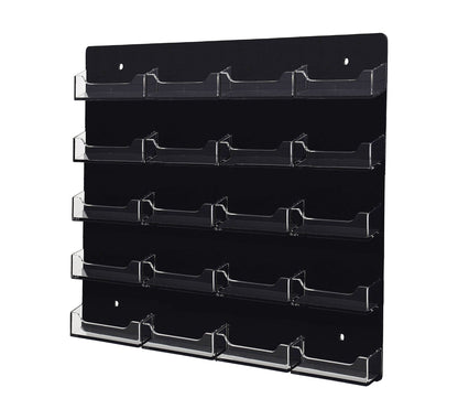 20 Pocket Wall Mount Business Card Holder