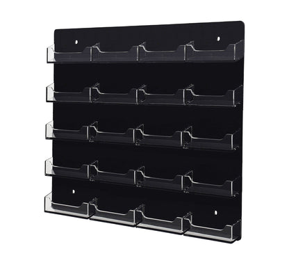 20 Pocket Wall Mount Business Card Holder