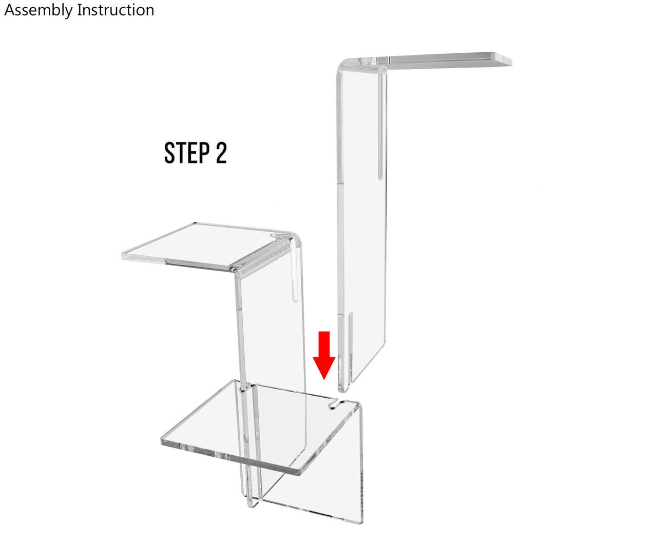 Multi Tier Tree Layout Platform Riser assembly step two