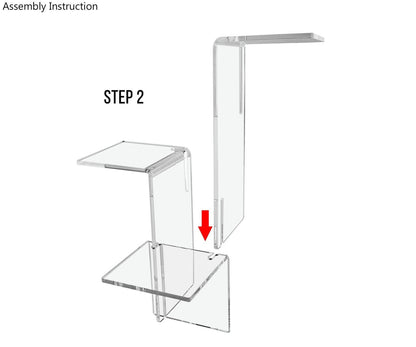 Multi Tier Tree Layout Platform Riser assembly step two