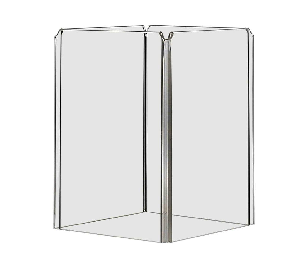Five inch wide by seven inch high Multi Panel Sign Holder Frame Four Sided Tabletop Counter