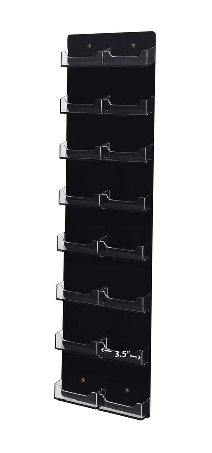 16 Pocket Wall Mount Business Card Holder