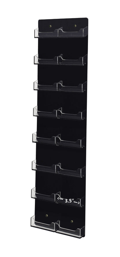 16 Pocket Wall Mount Business Card Holder