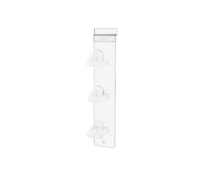 Slatwall Eyewear Holder 3 Tier Hanging Acrylic Rack
