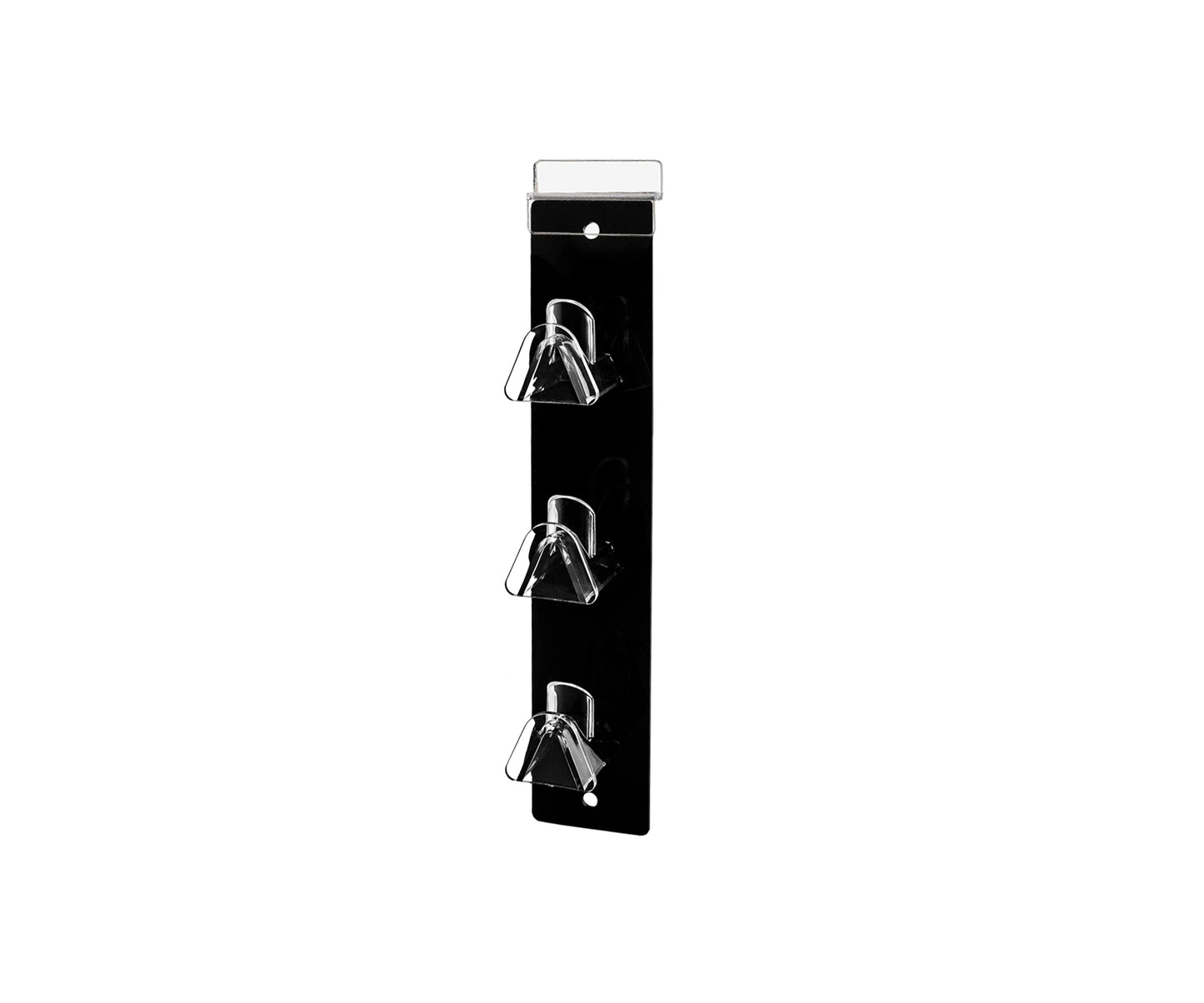 Slatwall Eyewear Holder 3 Tier Hanging Acrylic Rack