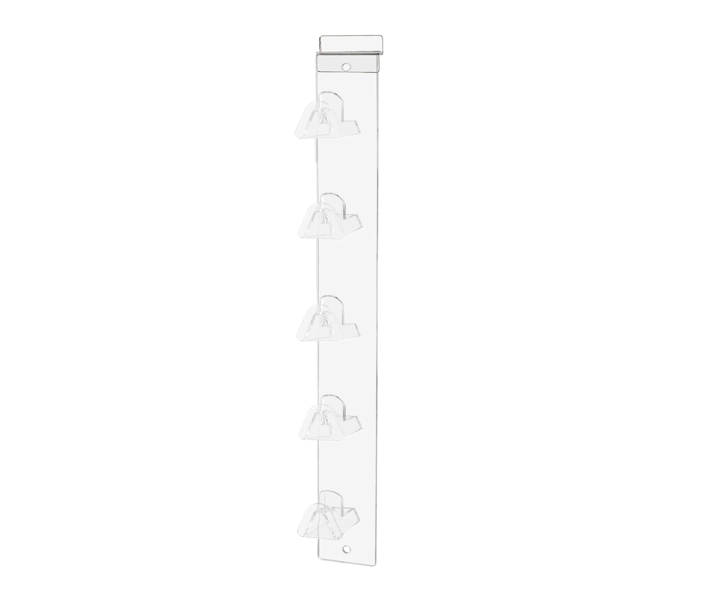 Slatwall Eyewear Holder 5 Tier Hanging Acrylic Rack
