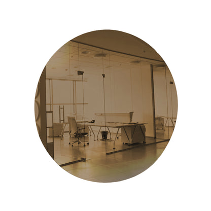 25 Pack Round Shaped Mirror Acrylic Pieces for Arts and Crafts