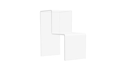 2 Tier Pedestal Retail Display Shelf Multi Stair Riser