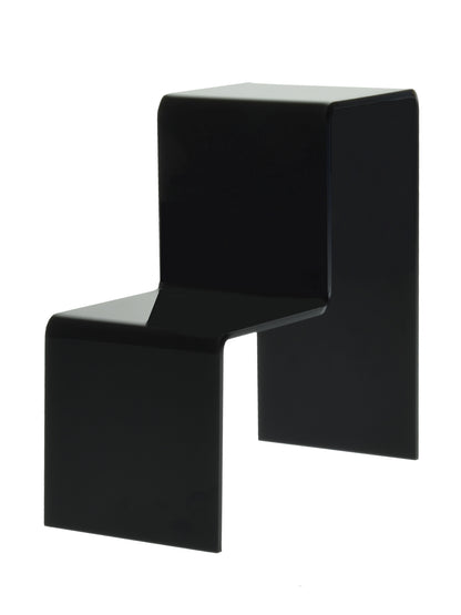 2 Tier Pedestal Retail Display Shelf Multi Stair Riser