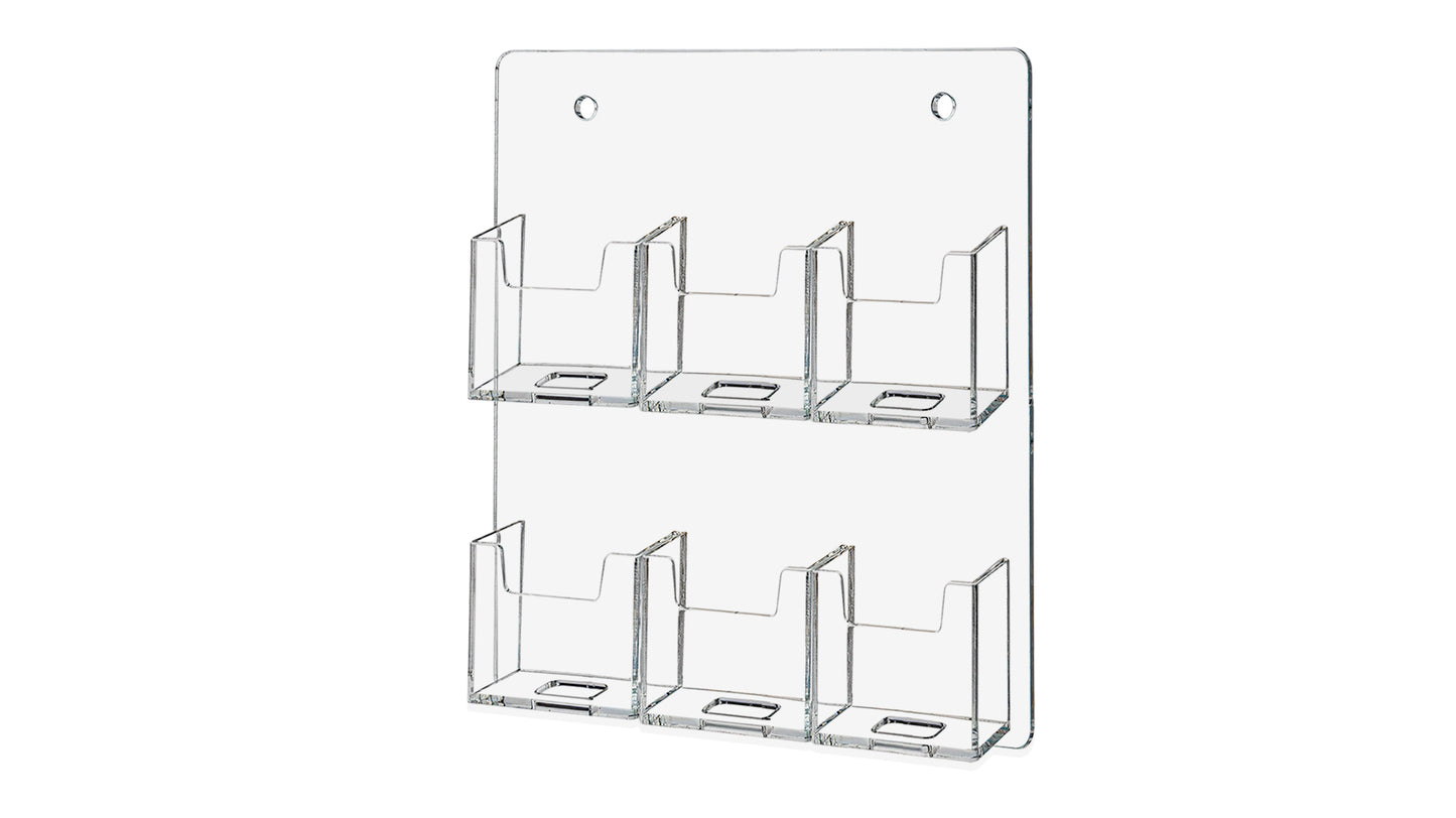 6 Pocket Hanging Vertical Business and Gift Card Holder