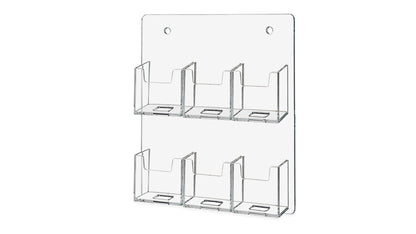 6 Pocket Hanging Vertical Business and Gift Card Holder