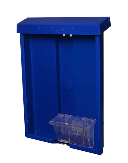 8.5"W x 11"H Outdoor Flyer Holder Wall Brochure Box with Card Bin