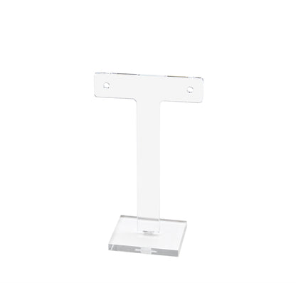 4"H T Bar Small Earring Stand Showcase Counter Display Acrylic