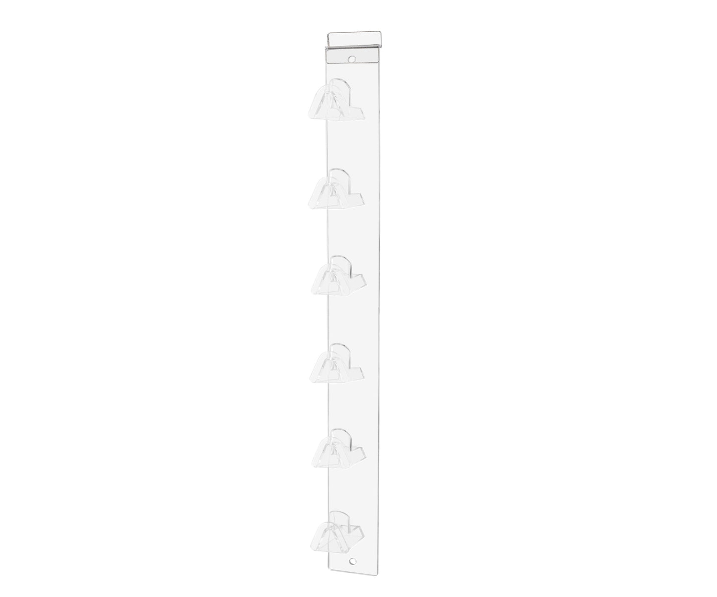 Slatwall Eyewear Holder 6 Tier Hanging Acrylic Rack