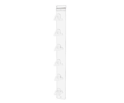 Slatwall Eyewear Holder 6 Tier Hanging Acrylic Rack