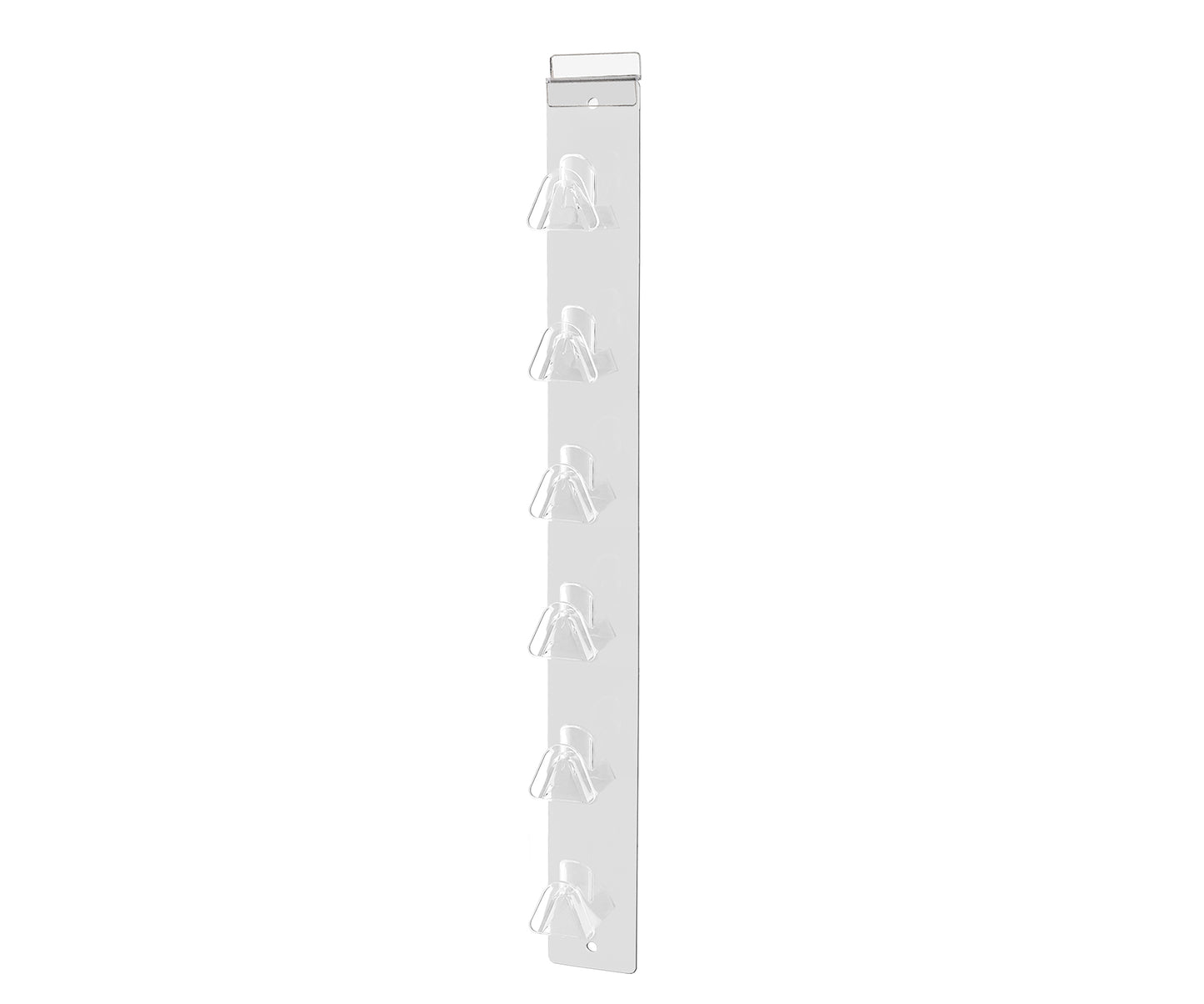 Slatwall Eyewear Holder 6 Tier Hanging Acrylic Rack