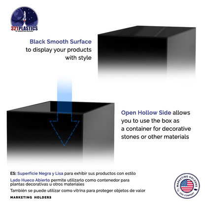 12" x 12" x 42" Tall Acrylic Retail Display Box