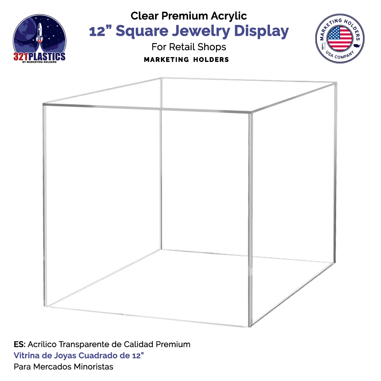 Twelve Inch Square Display Box