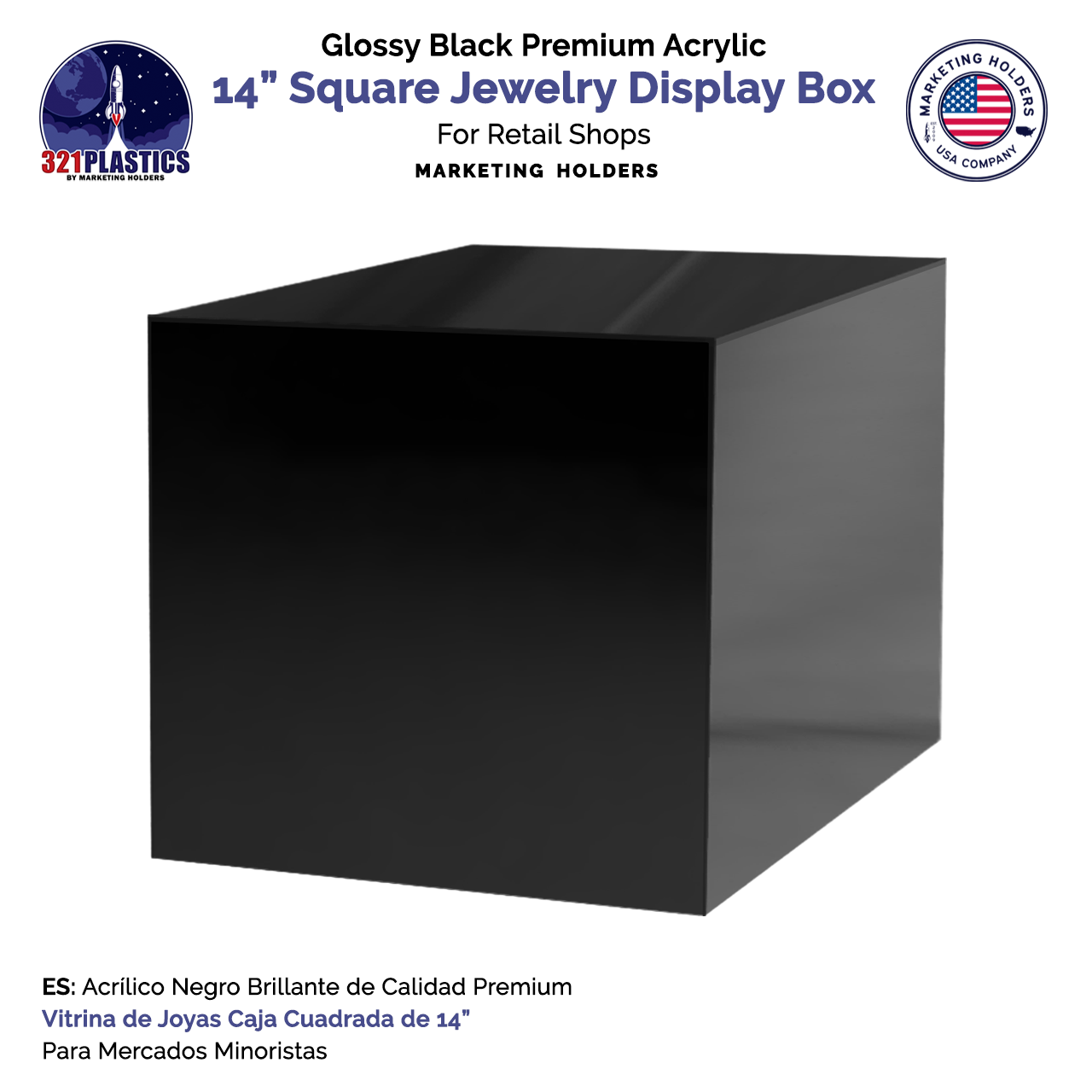 Black Retail Display Box