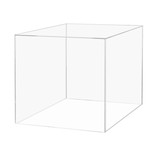Clear Fifteen Inch Cube