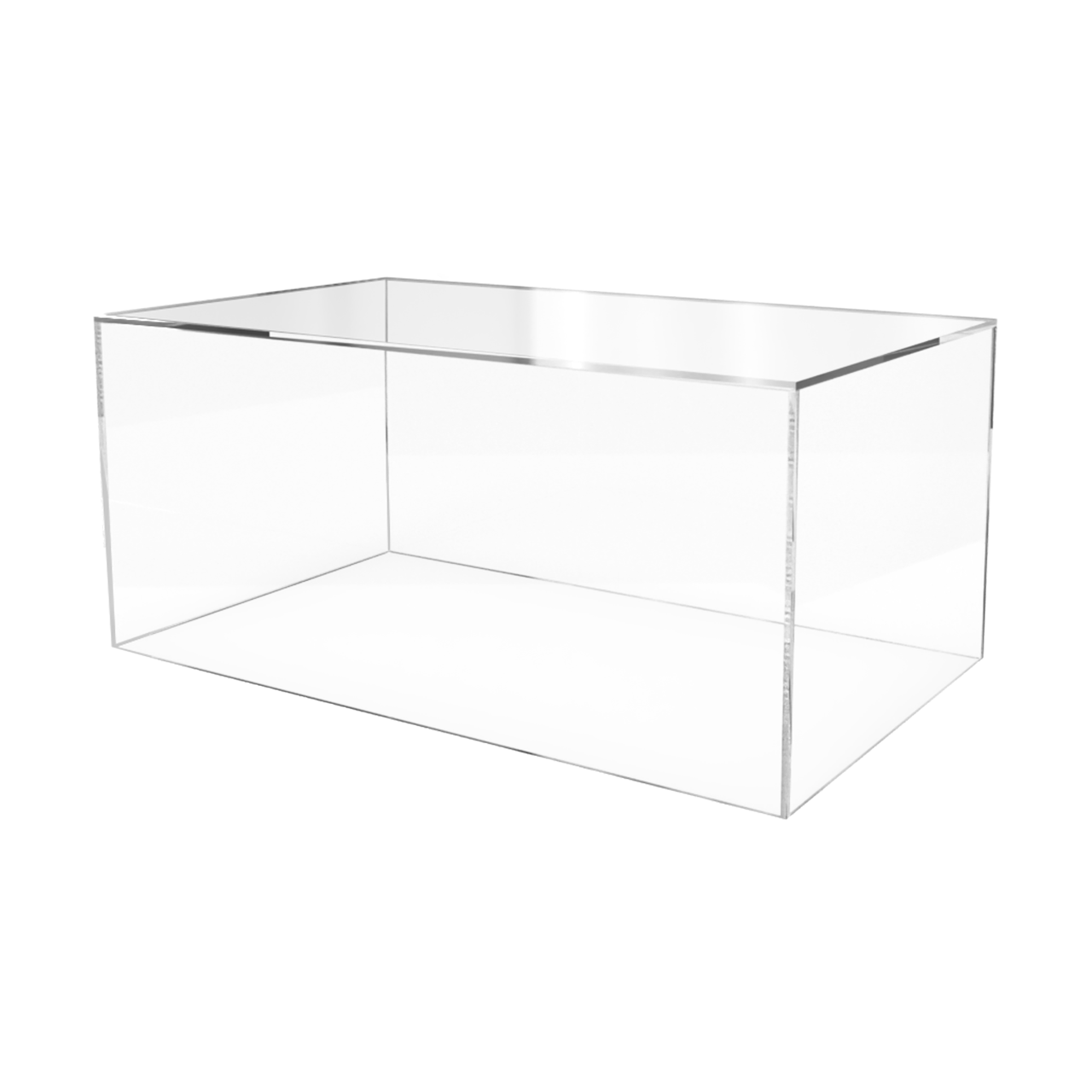 20" x 12" x 9" Clear Acrylic Rectangular Retail Display Box