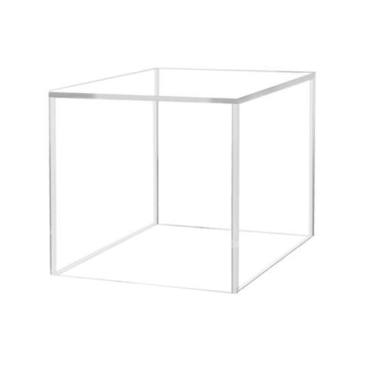 3" Square Acrylic Retail Jewelry Display Box