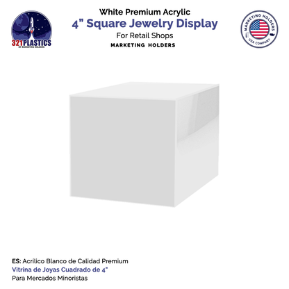 White Acrylic Display Box
