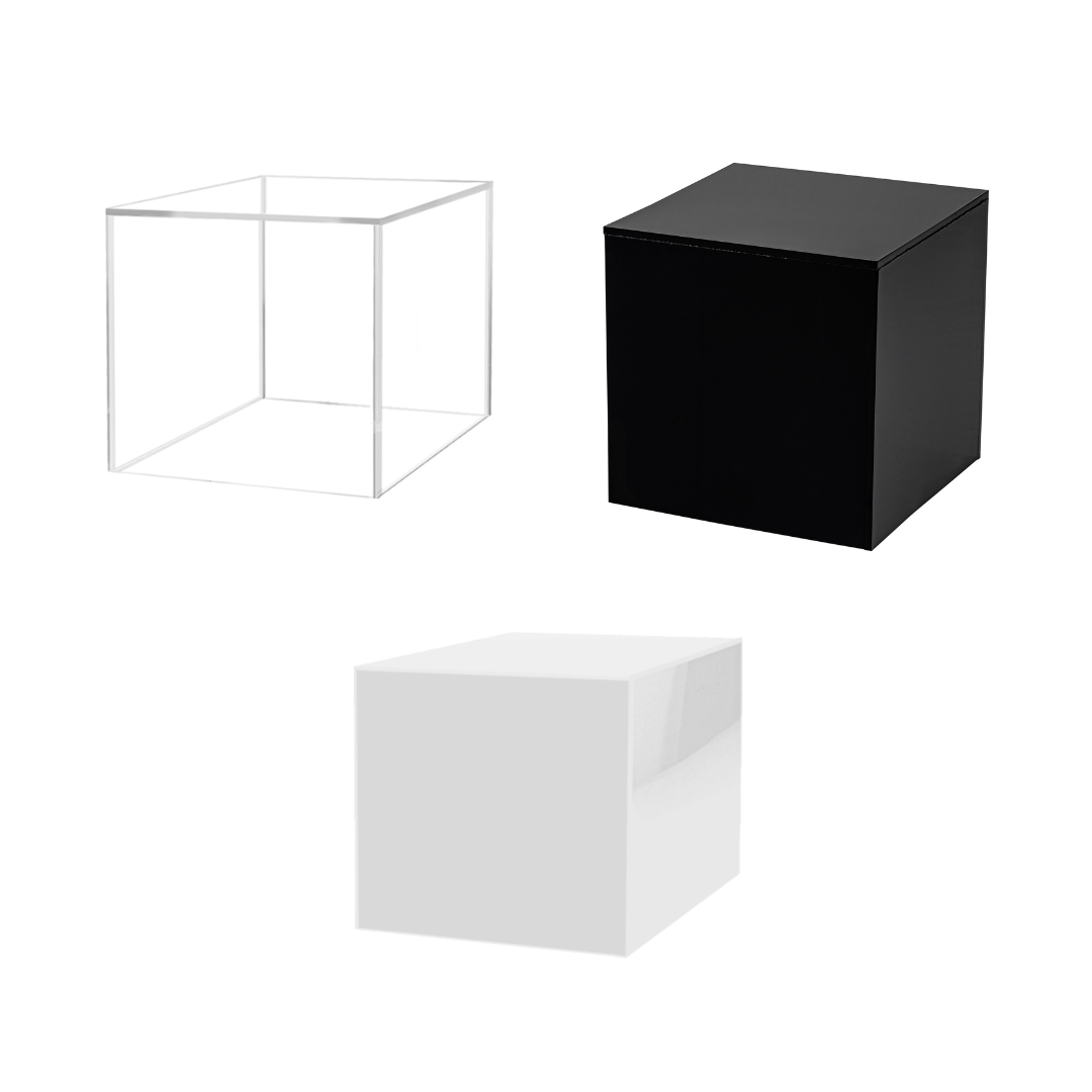 4" Square Acrylic Retail Display Box