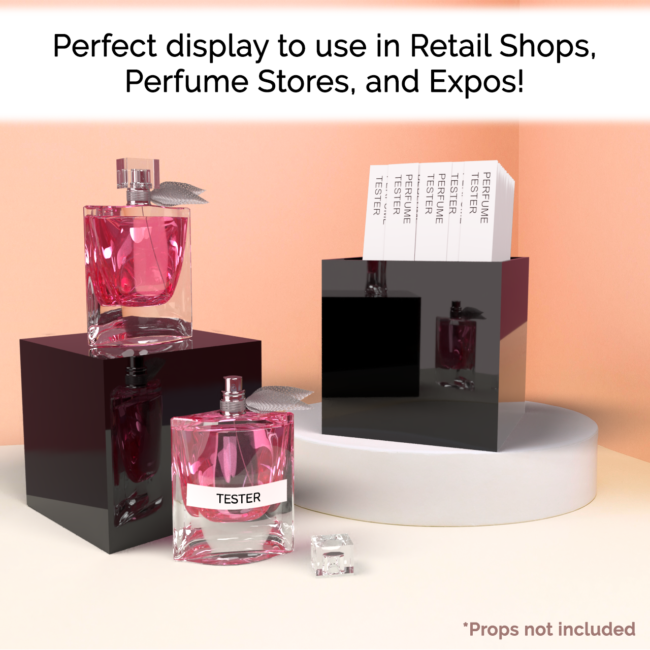 Pedestal Stand in Black