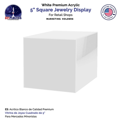 White Display Cube