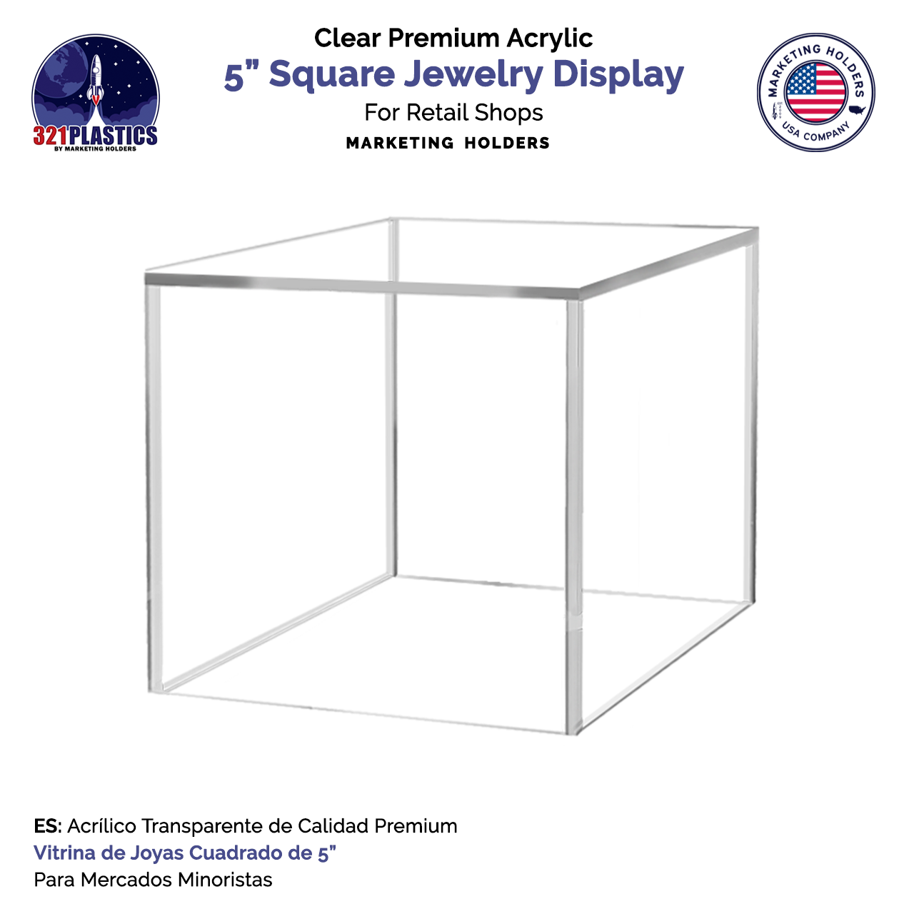 Clear Acrylic Display Bin