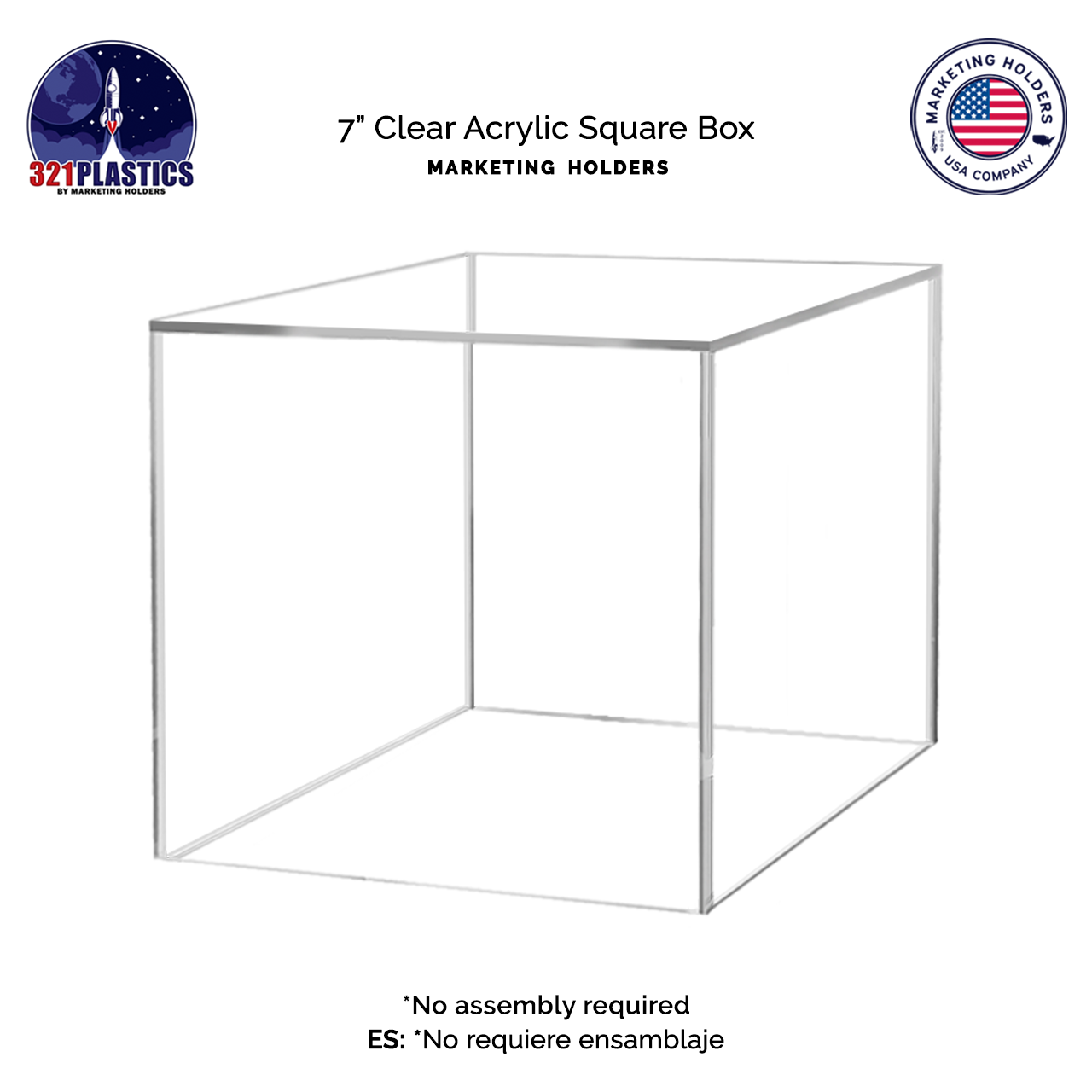 Clear Display Cube