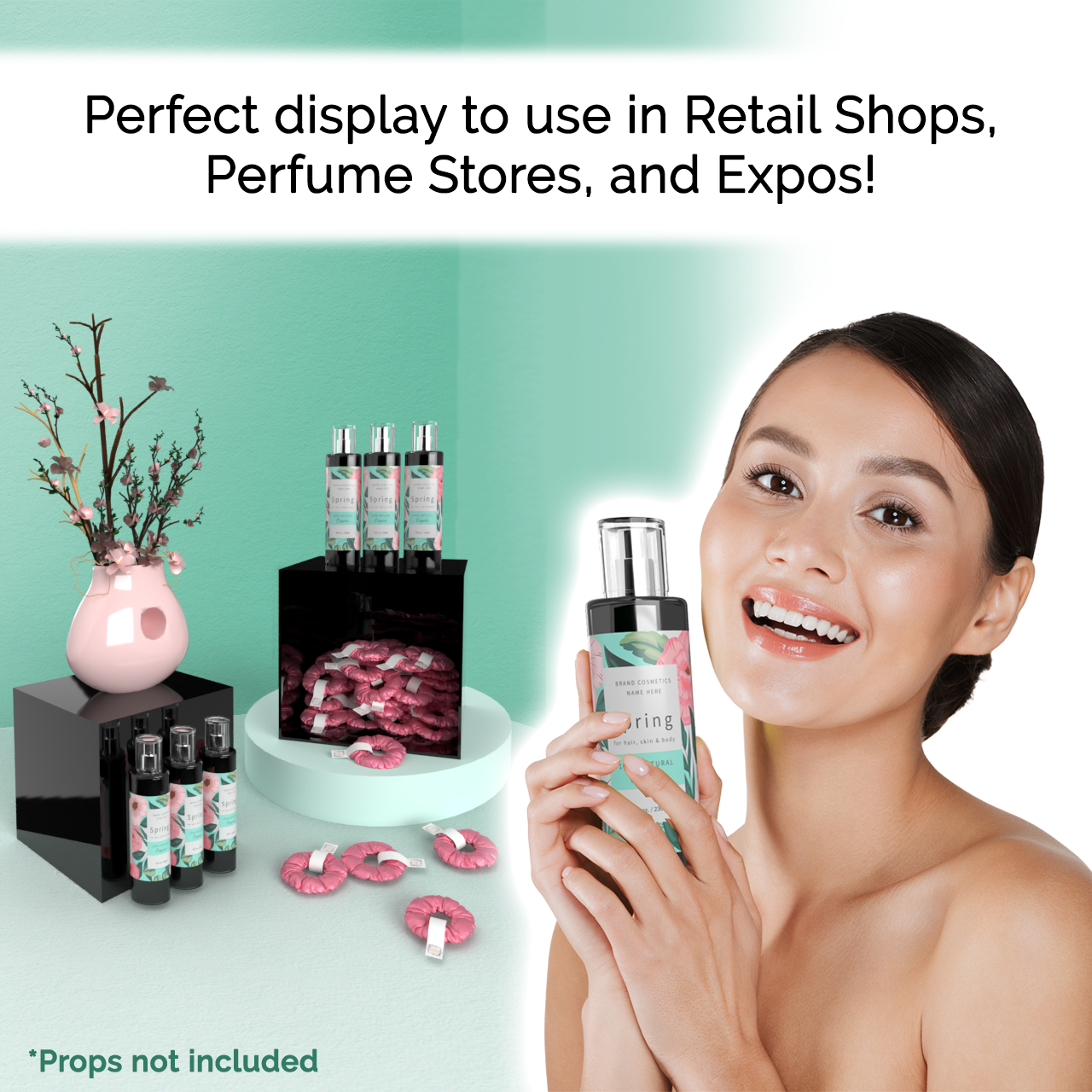 Black Showcase Pedestal