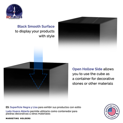 9" Square Acrylic Retail Display Box