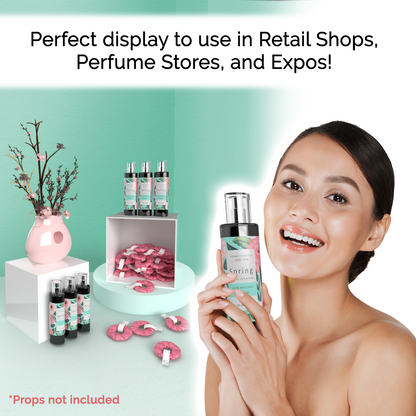 White Showcase Pedestal