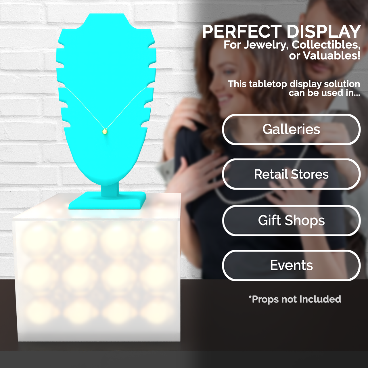 7.75" x 6" Acrylic Retail Display Box