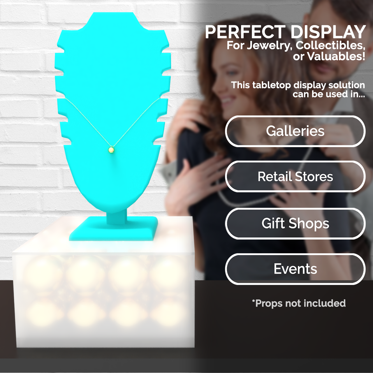 7" x 4" Square Acrylic Display Box