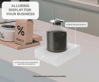 6.75" x 6.75" x 2" Acrylic Retail Display Box