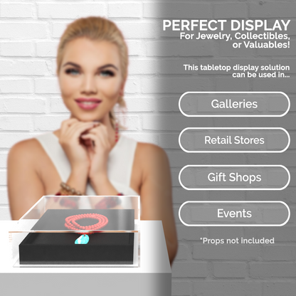 6.75" x 6.75" x 2" Acrylic Retail Display Box