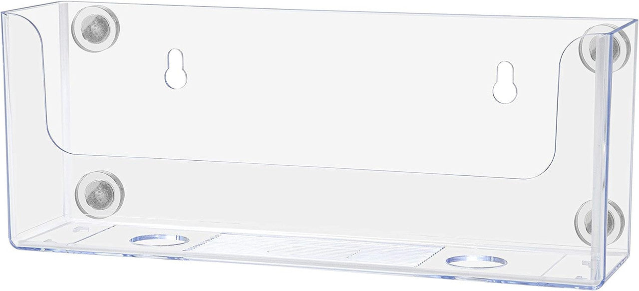 8.5"W Magnetic Horizontal Bifold Holder Metal Mount Display