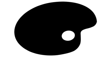 Acrylic Paint Palette 11"W Mixing Tray with Thumb Hole