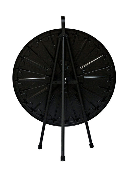 12 Slot 20.5" Mini Prize Wheel Tabletop Game Black for Shows