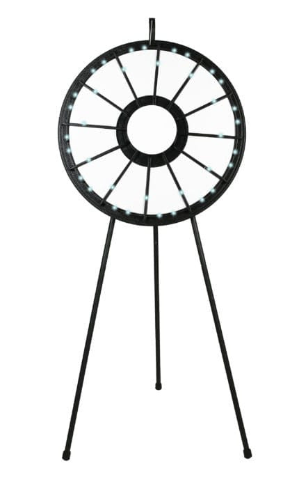 12 Slot 31" Prize Wheel Customizable Classic Floor Stand Lights
